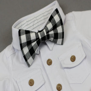 Gingham All Over Bowtie